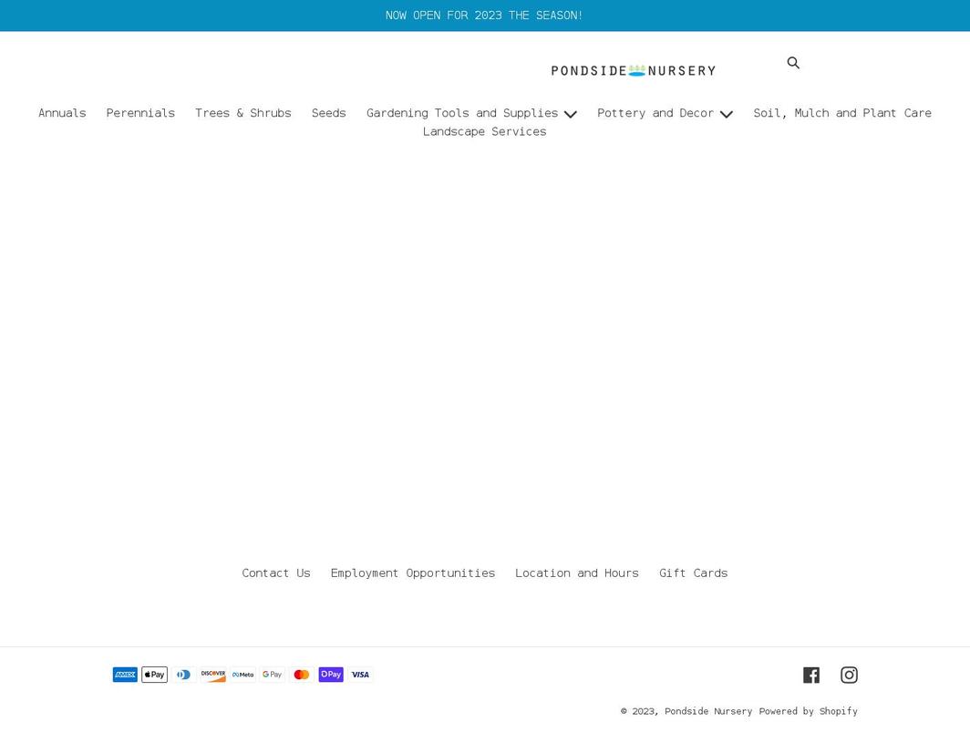 pondsidehudson.com shopify website screenshot