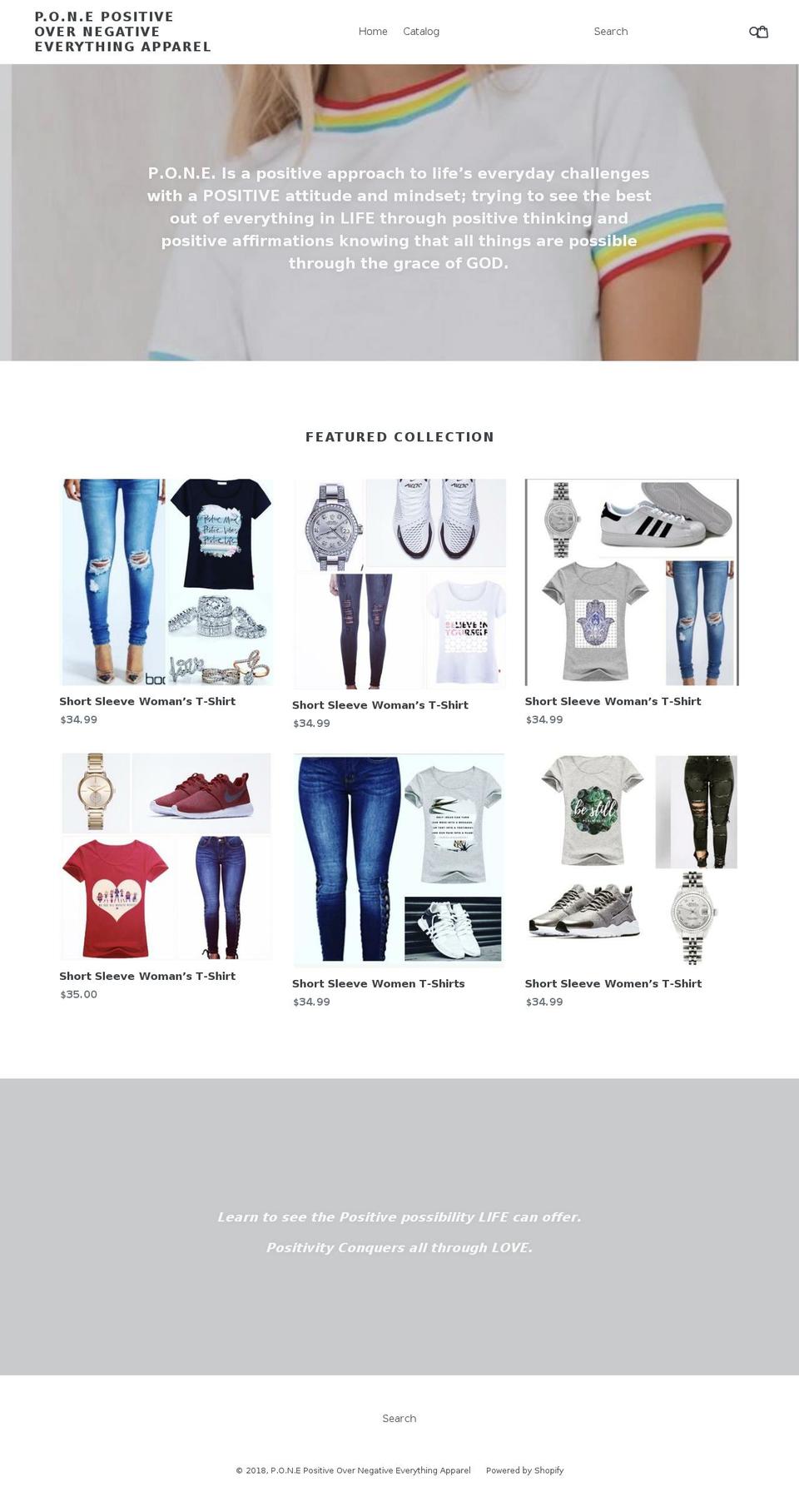 ponellc.com — Shopify storefront screenshot