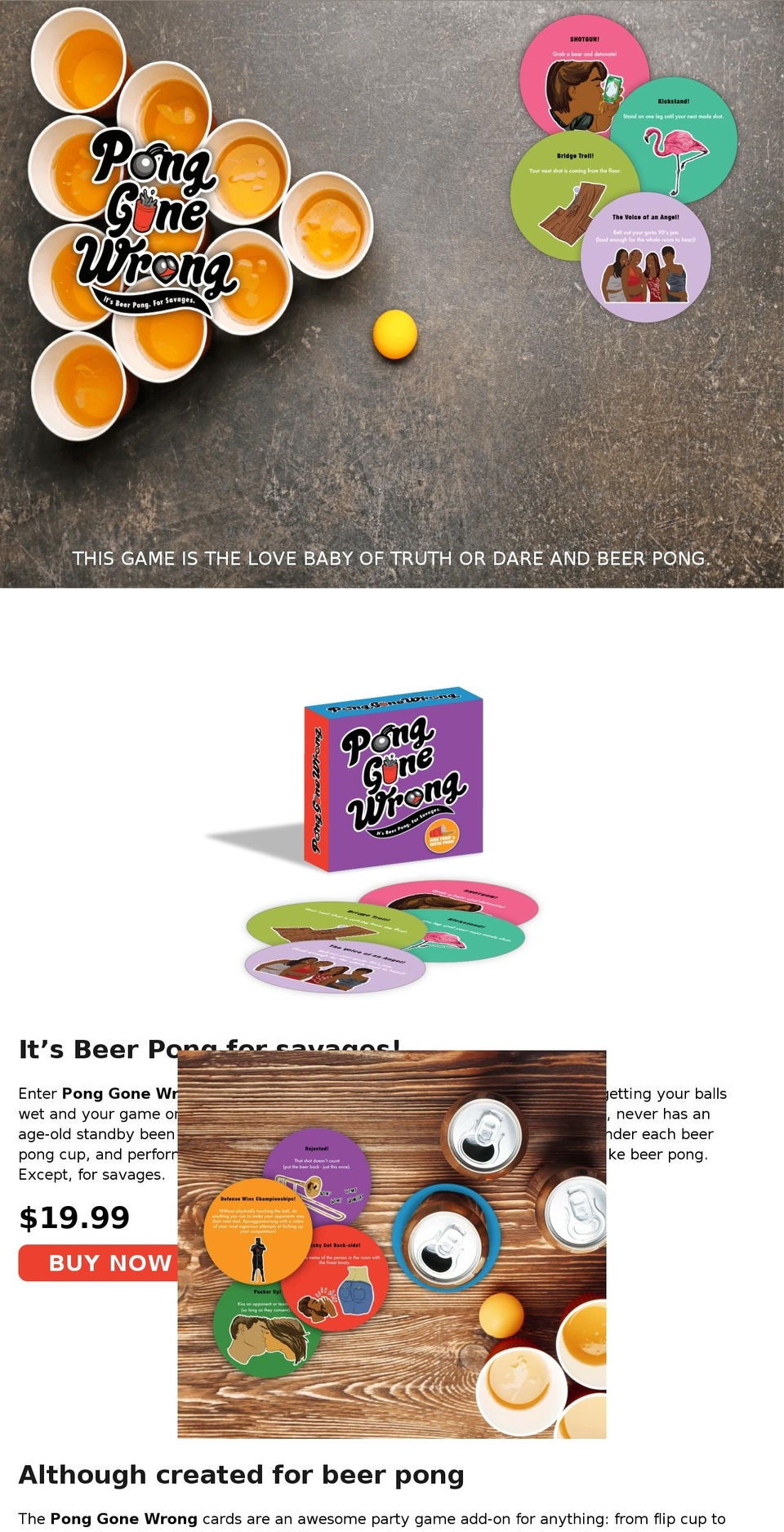 ponggonewrong.com — Shopify storefront screenshot