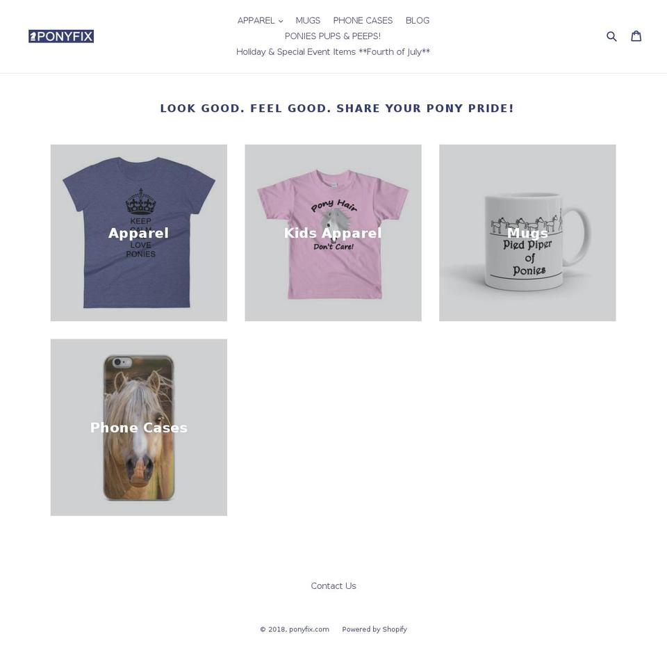 ponyfix.com — Shopify storefront screenshot