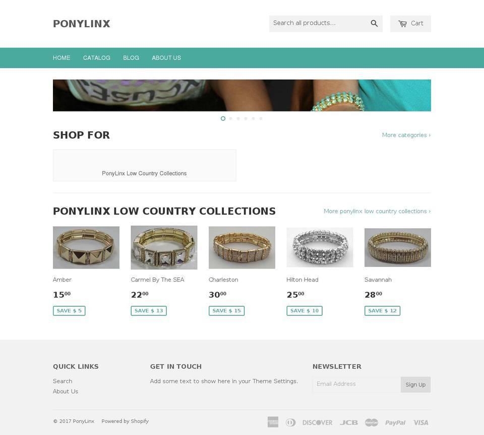 ponylinx.com shopify website screenshot