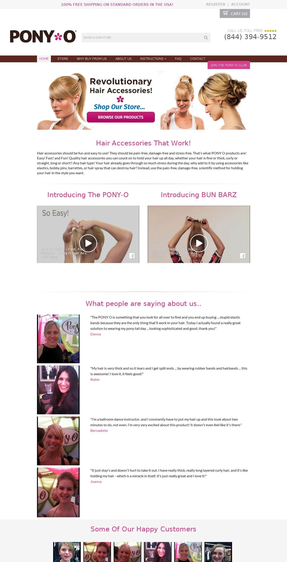 ponyo.com shopify website screenshot