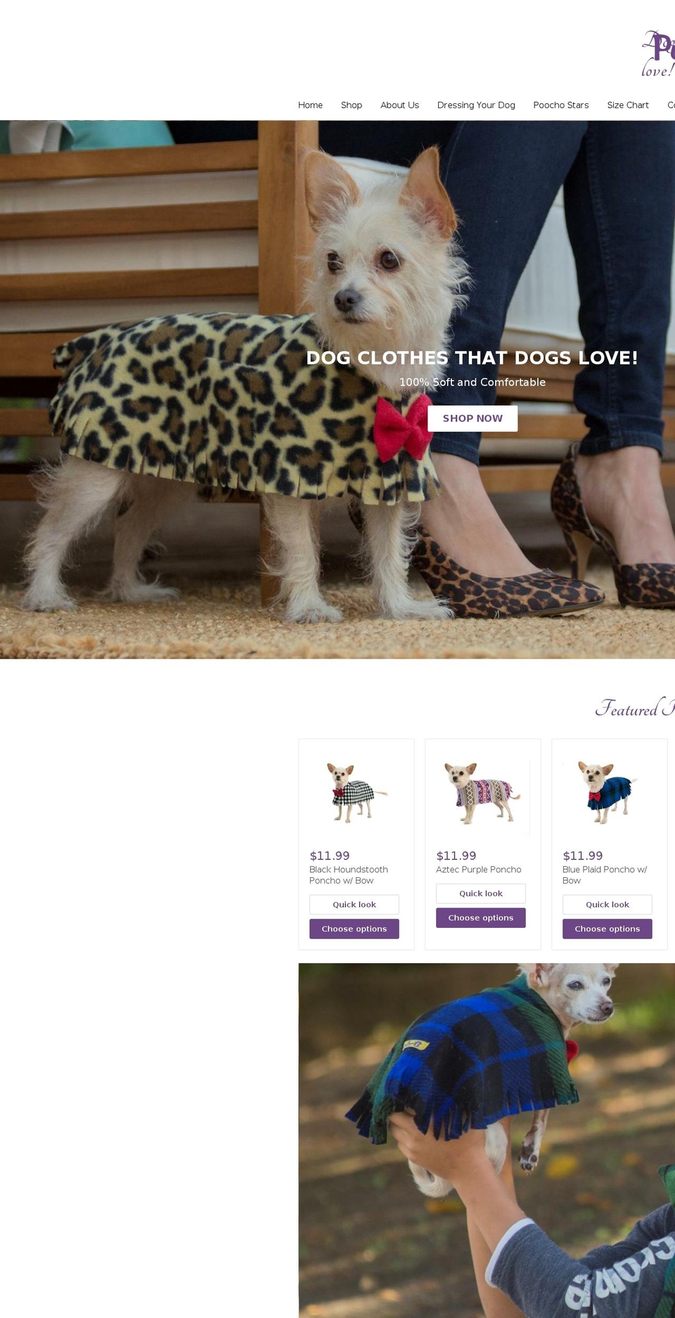 poocholife.com — Shopify storefront screenshot