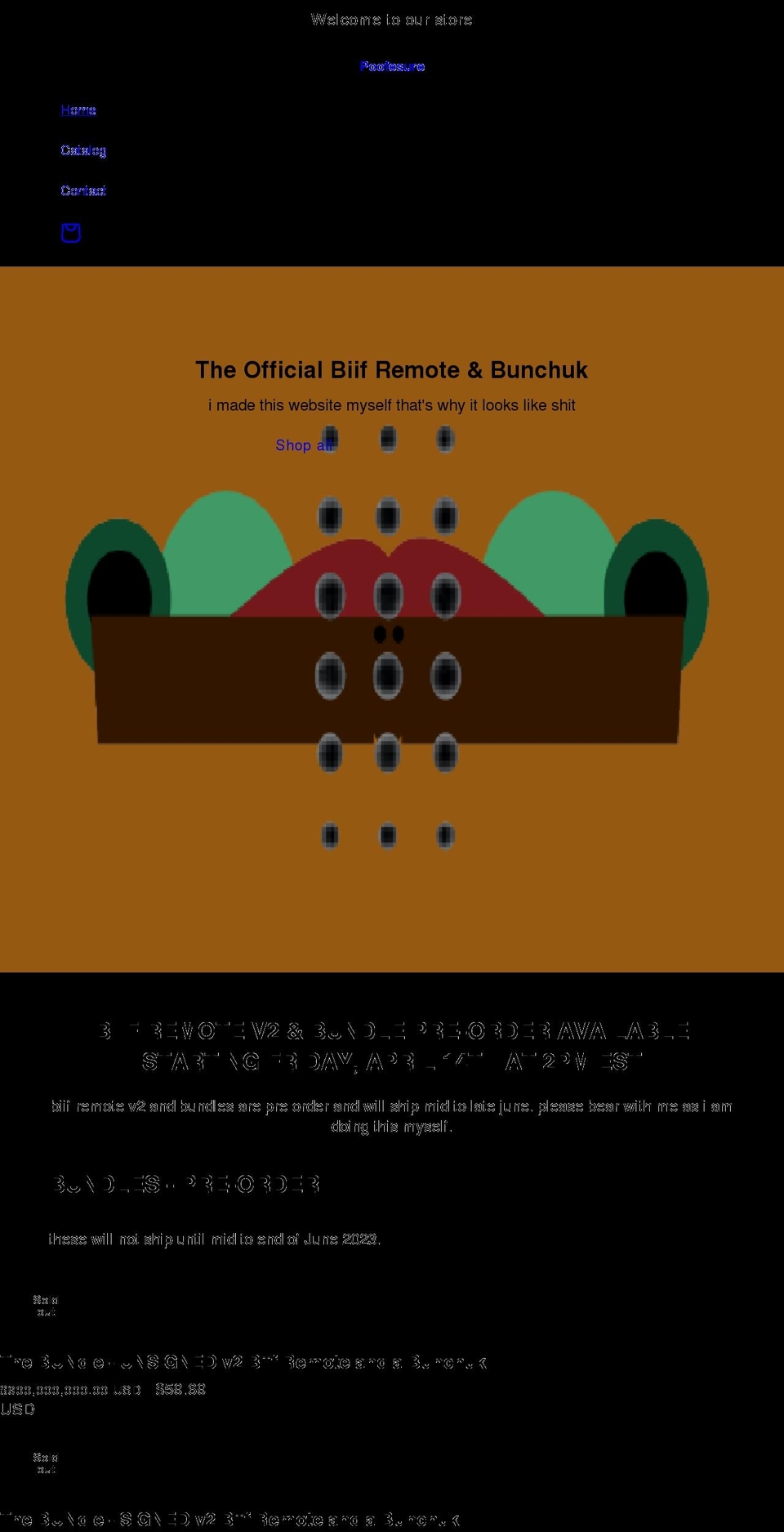 poofesure.com shopify website screenshot