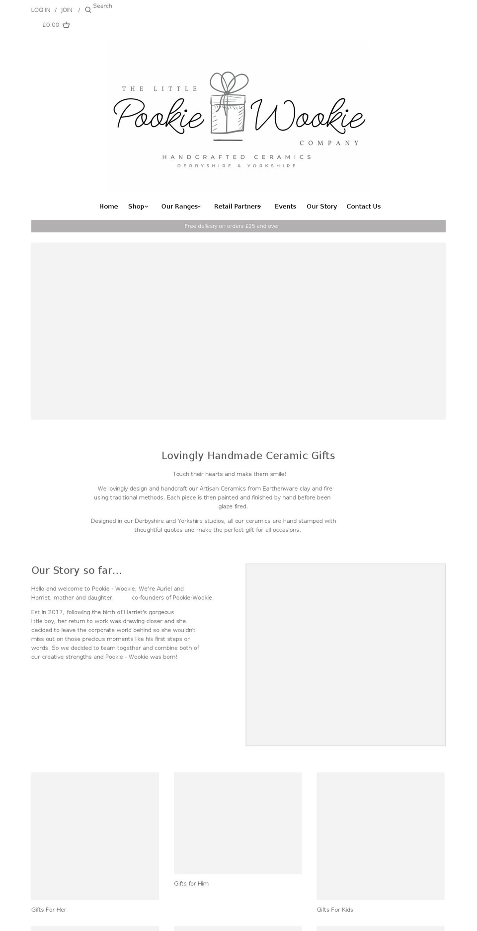 pookie-wookie.co.uk shopify website screenshot