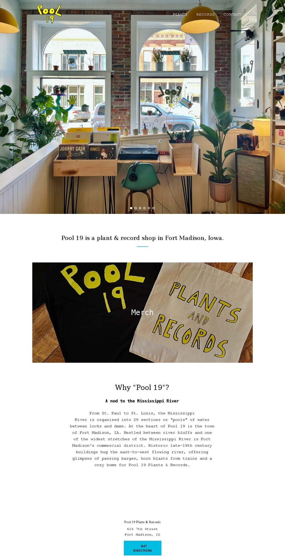 pool19.com shopify website screenshot