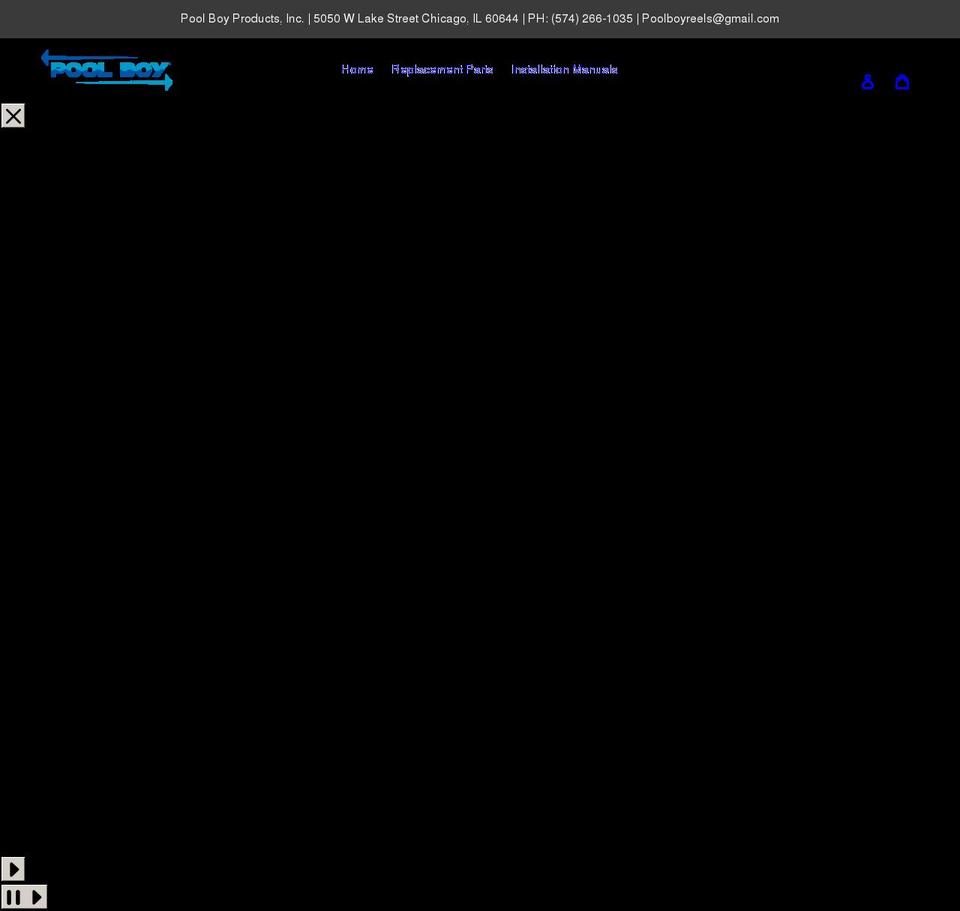 poolboyproducts.com shopify website screenshot