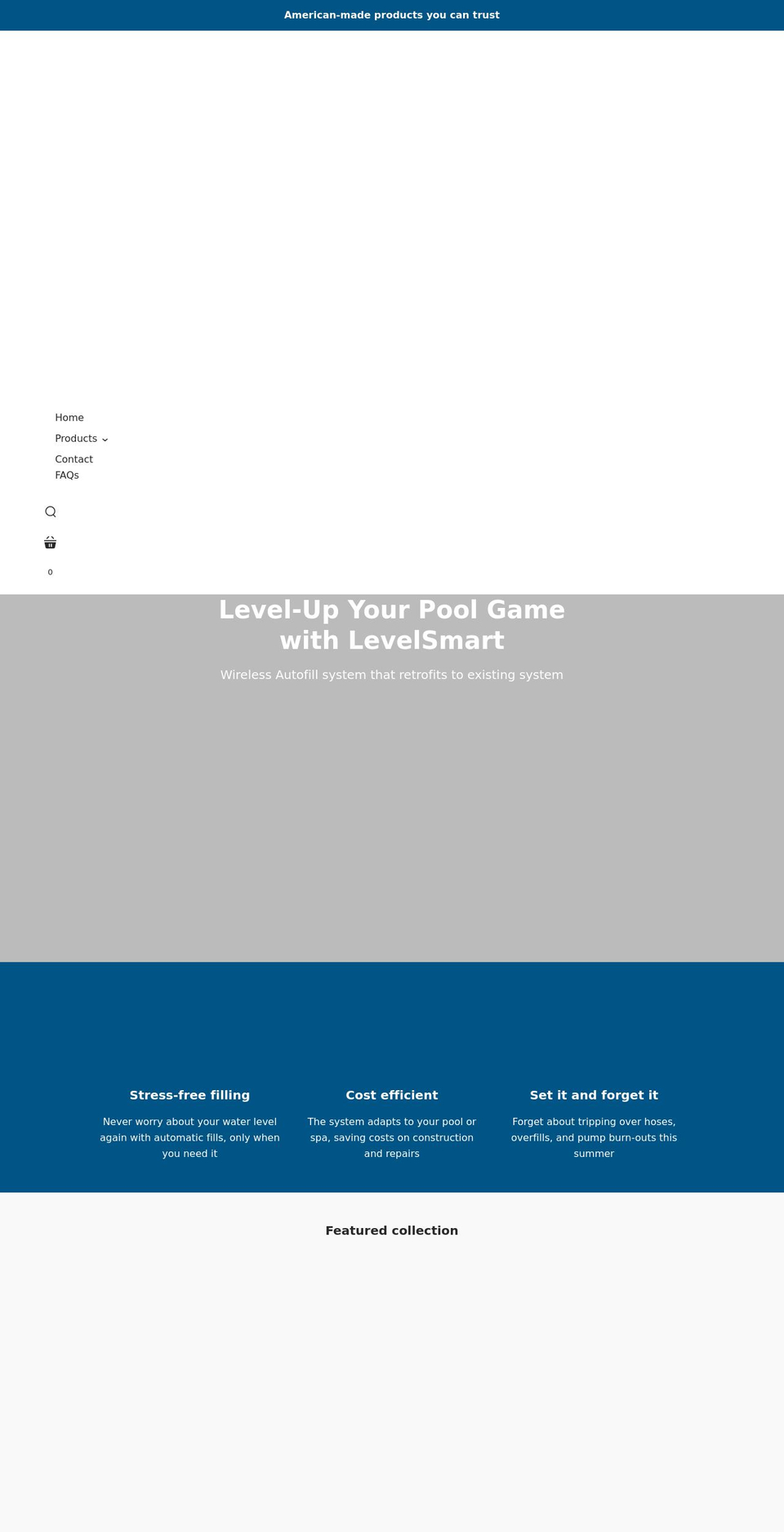 poolfiller.com shopify website screenshot