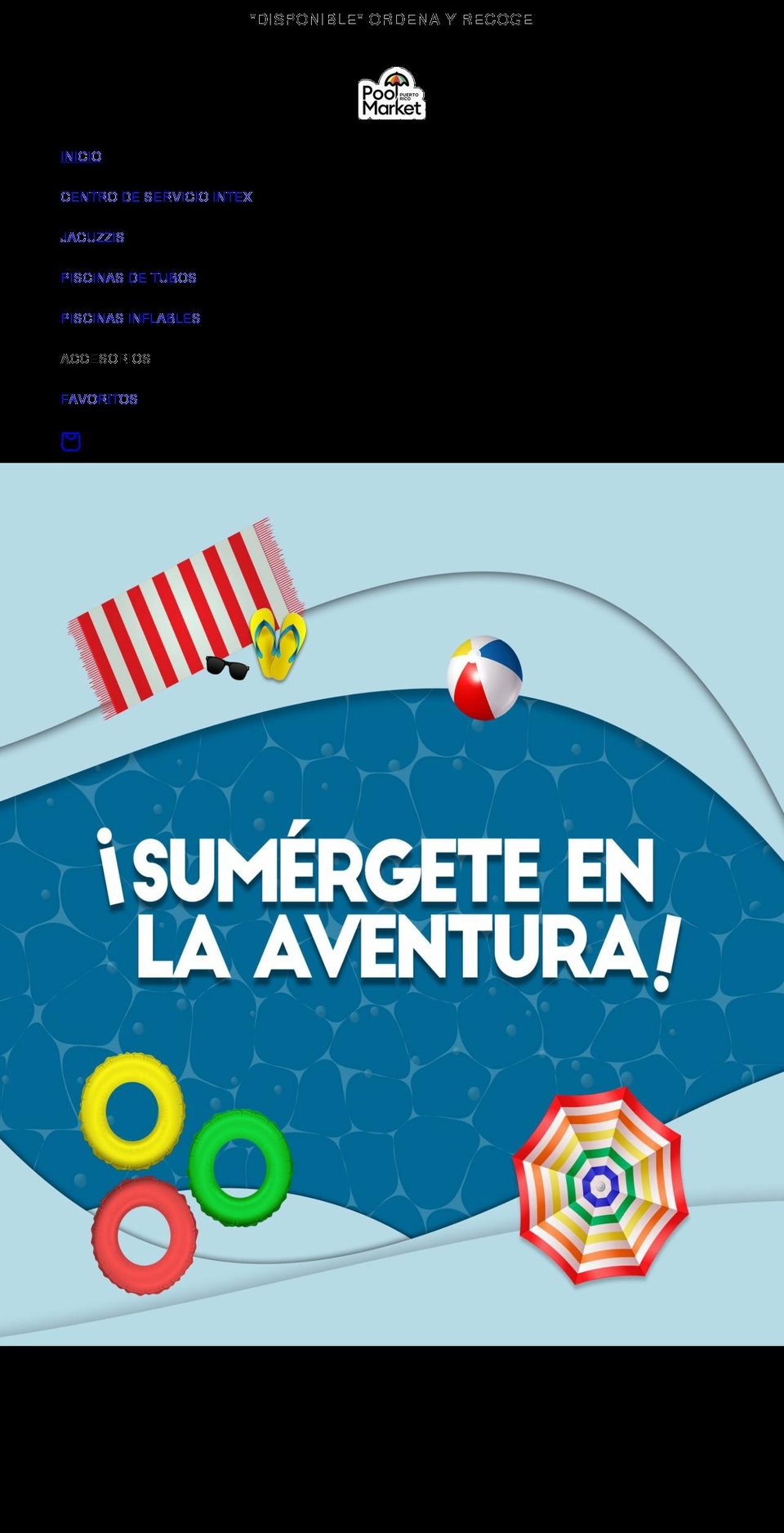 poolmarketpr.com shopify website screenshot