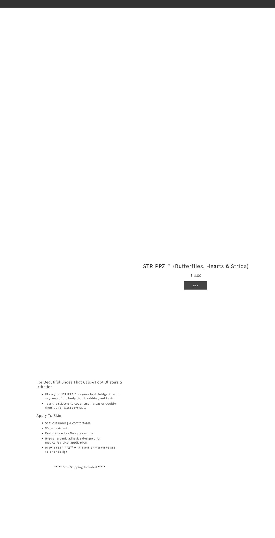 poolshoe.com — Shopify storefront screenshot