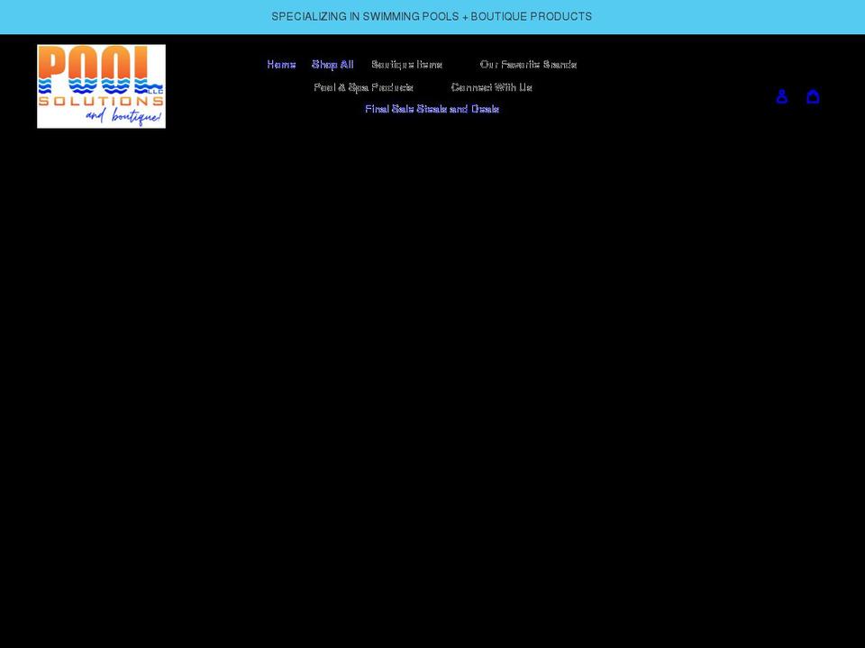 poolsolutionsky.com shopify website screenshot