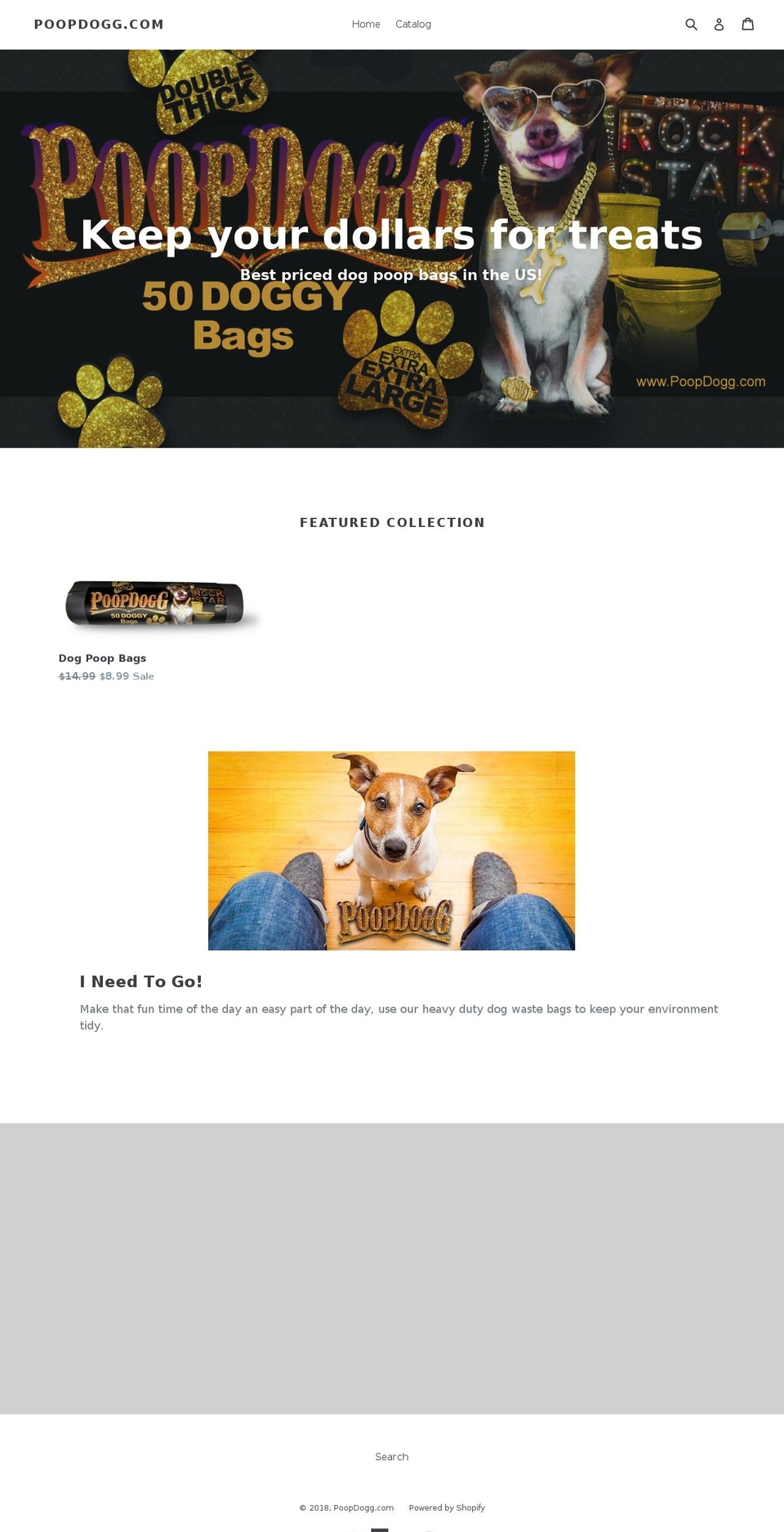 poopdogg.com — Shopify storefront screenshot