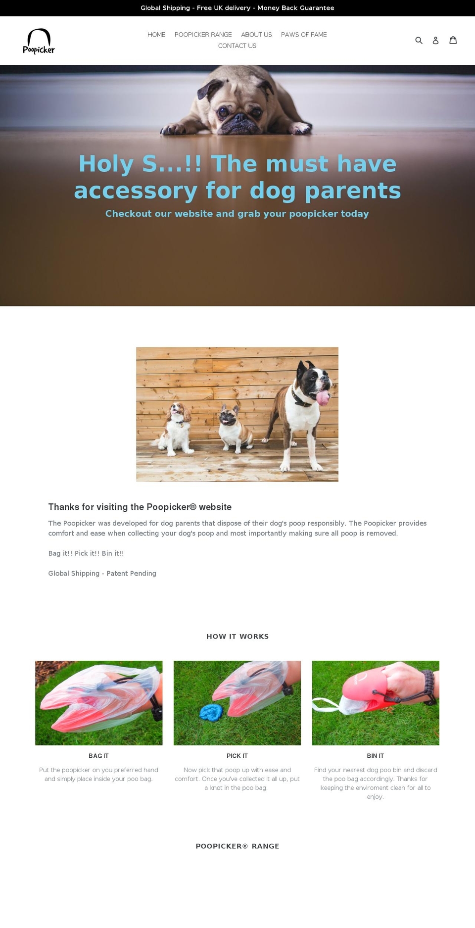 poopicker.com — Shopify storefront screenshot