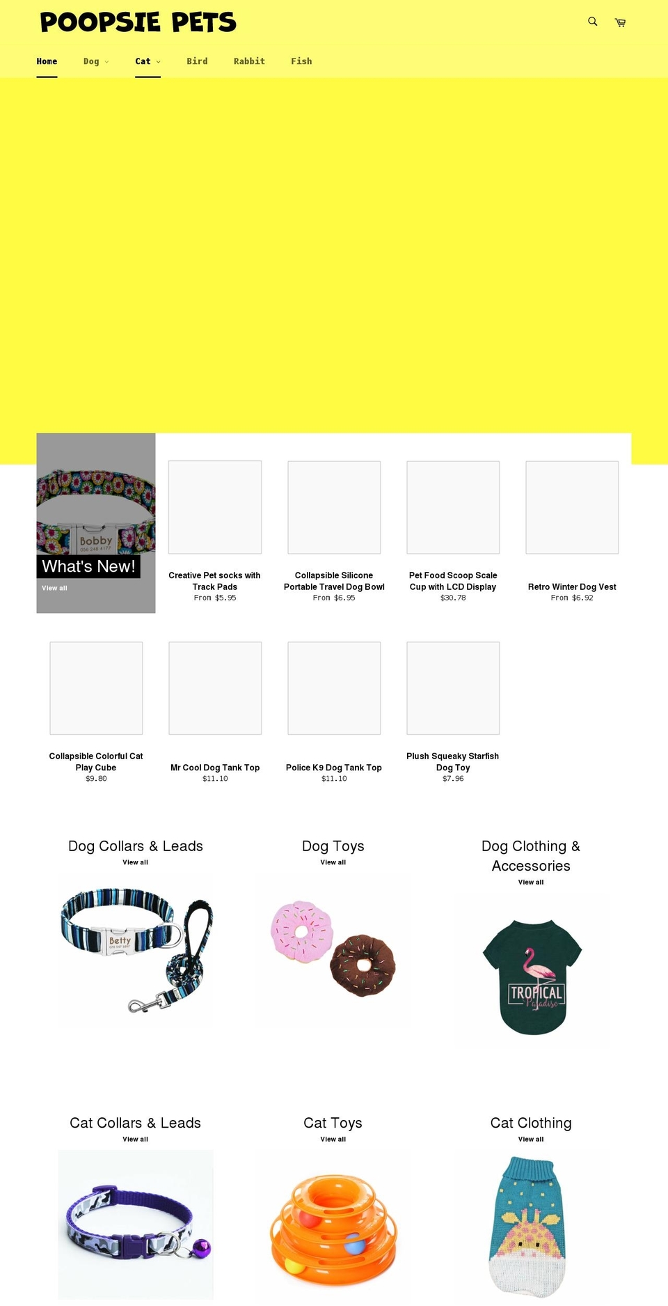 poopsiepets.com shopify website screenshot