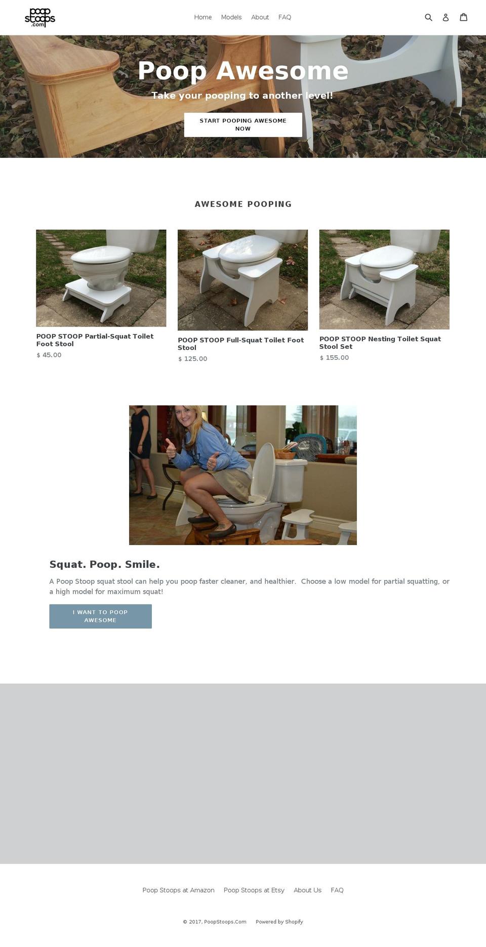 poopstoops.com shopify website screenshot