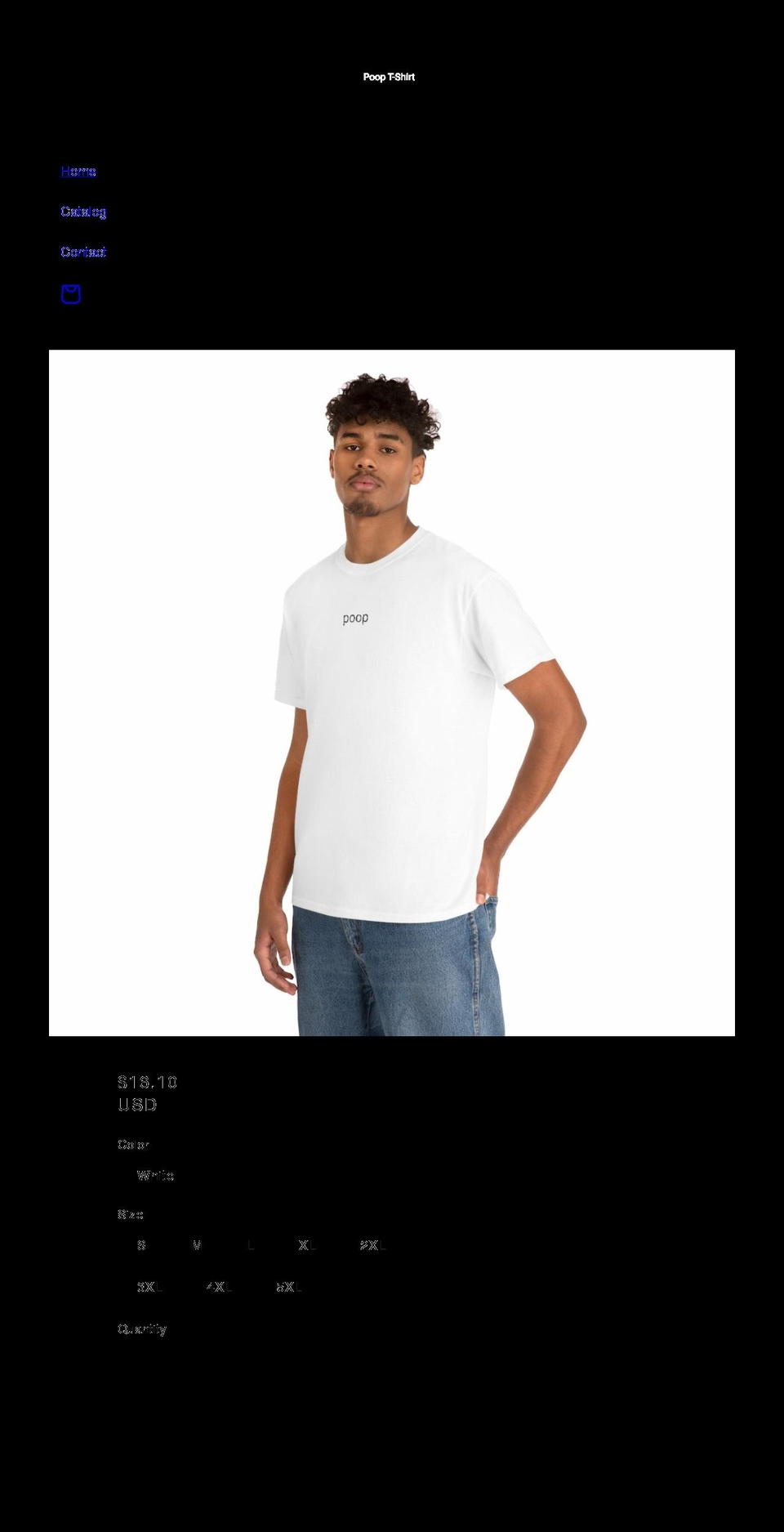 pooptshirt.com shopify website screenshot