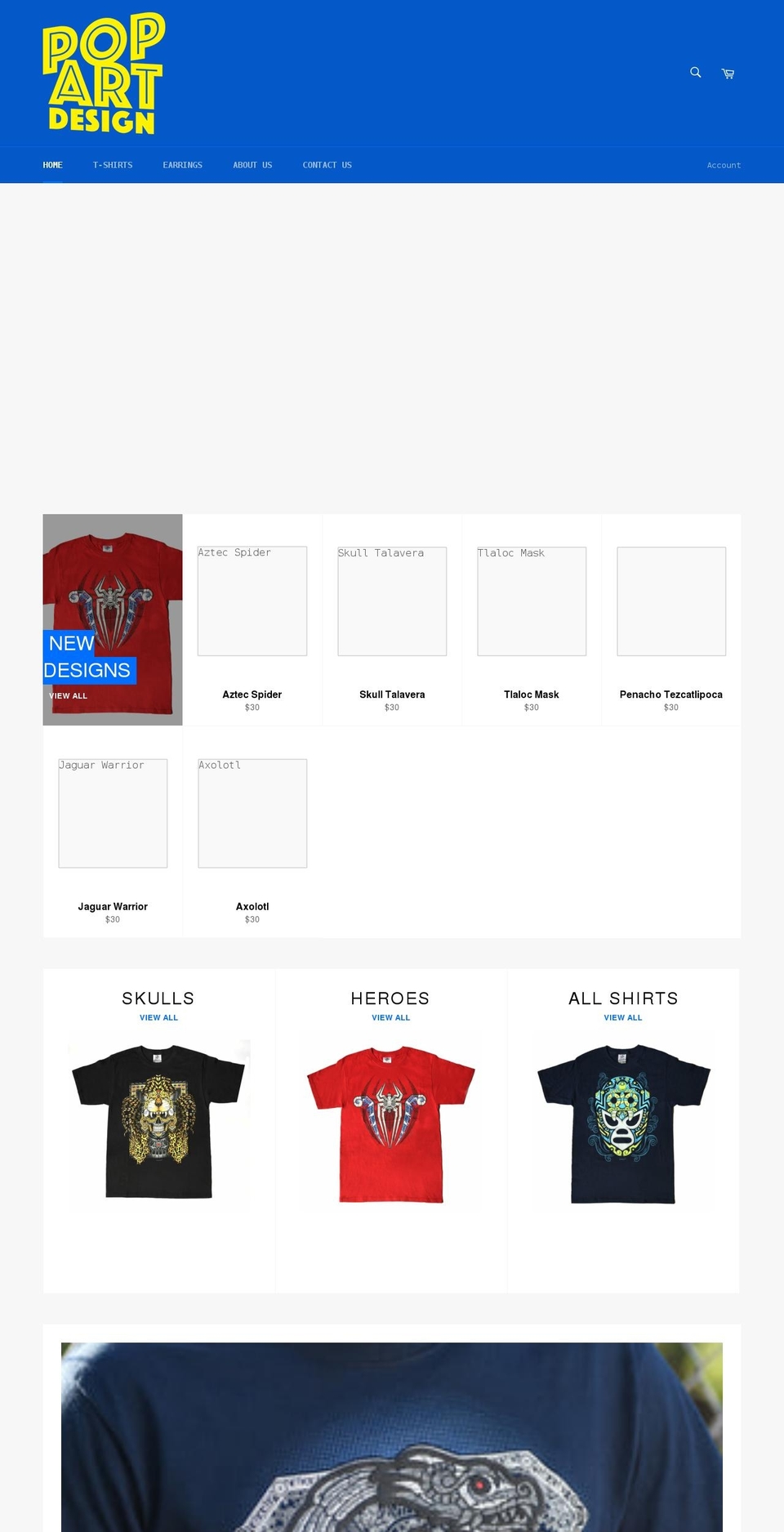 pop-artshop.com shopify website screenshot