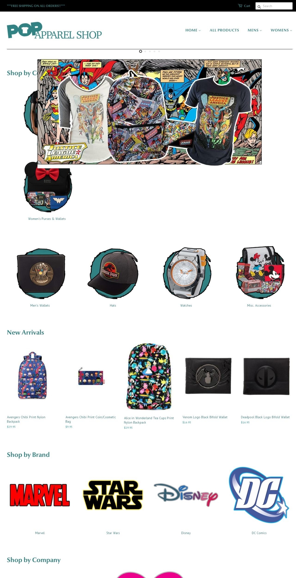popapparelshop.com — Shopify storefront screenshot