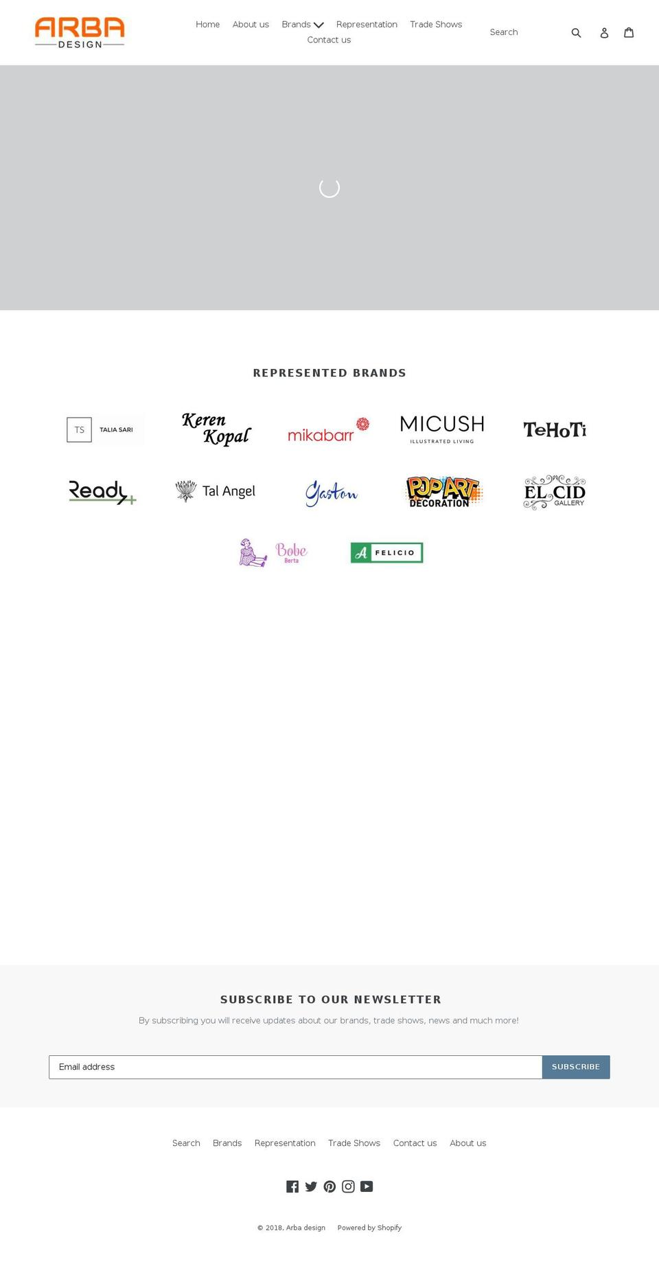 popartdecoration.com shopify website screenshot