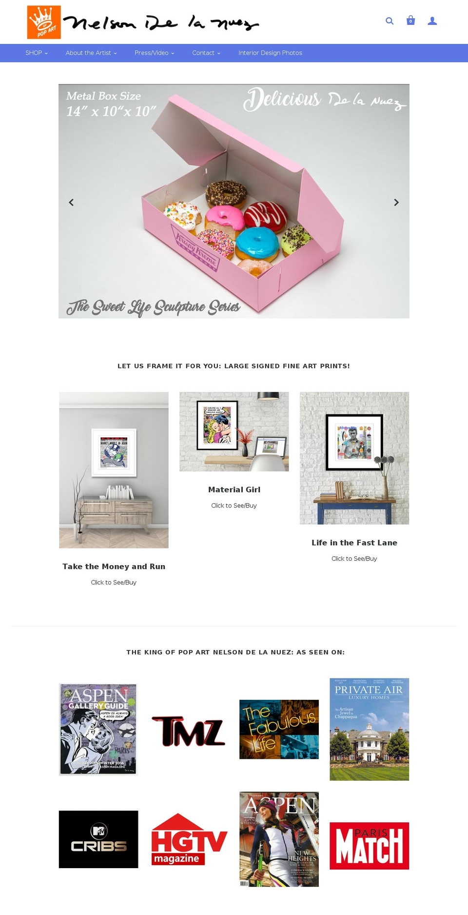 popartking.com — Shopify storefront screenshot