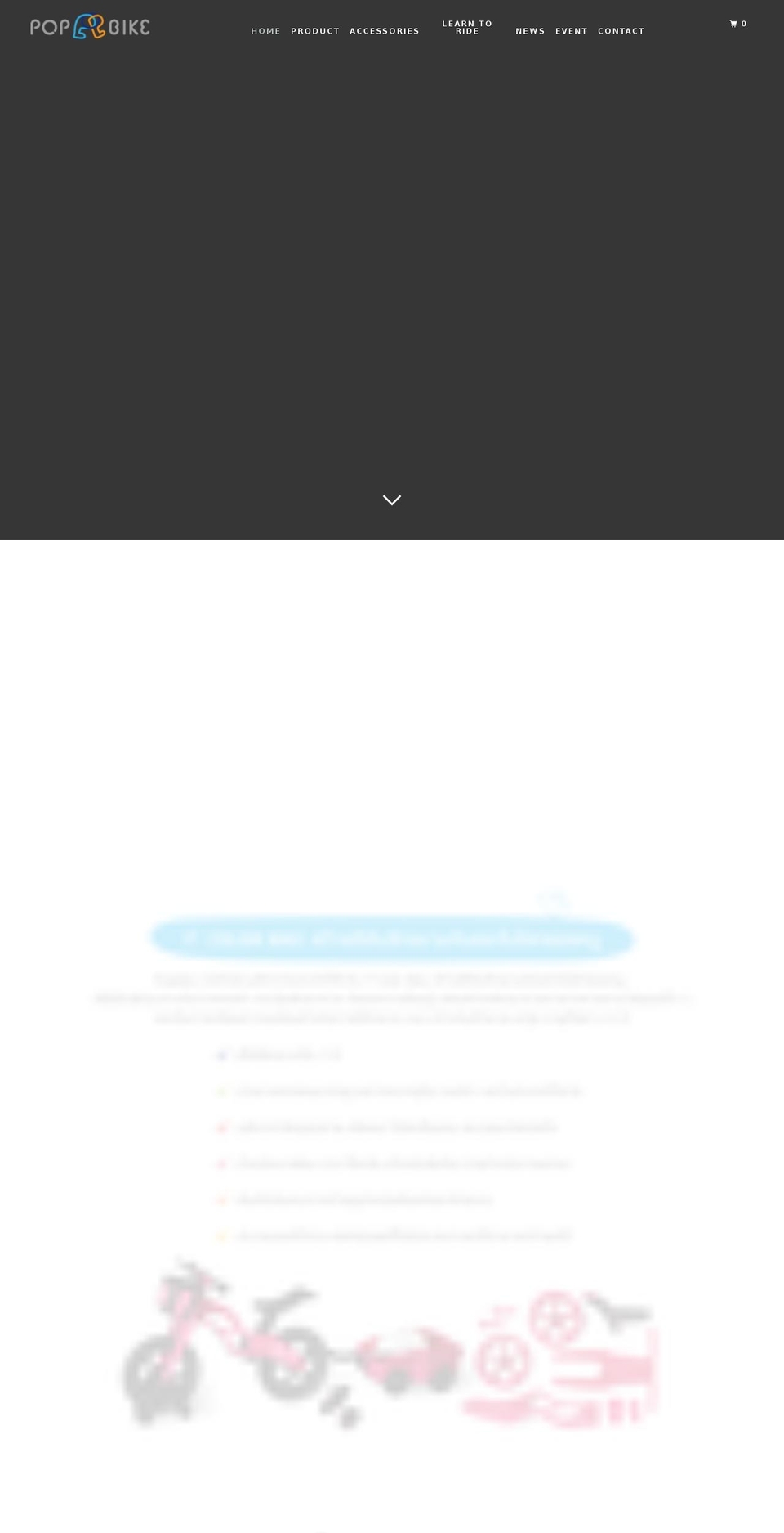 popbiketh.com shopify website screenshot