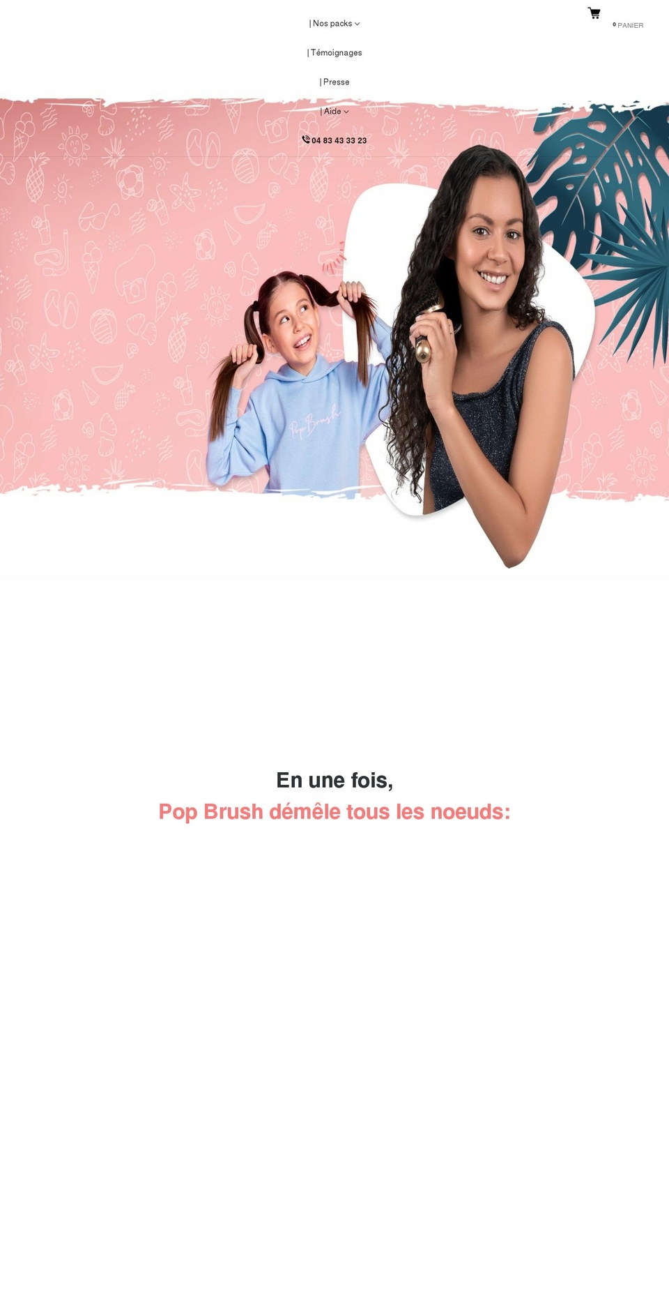 popbrush.pro shopify website screenshot