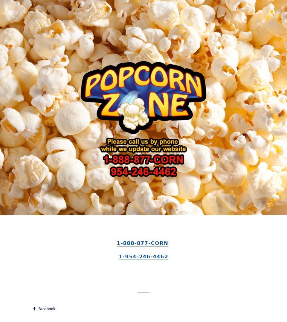 popcornzone.com shopify website screenshot