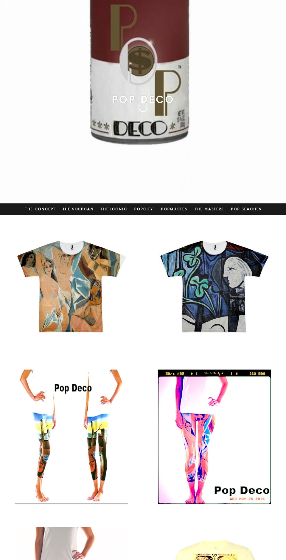 popdecoshop.com shopify website screenshot