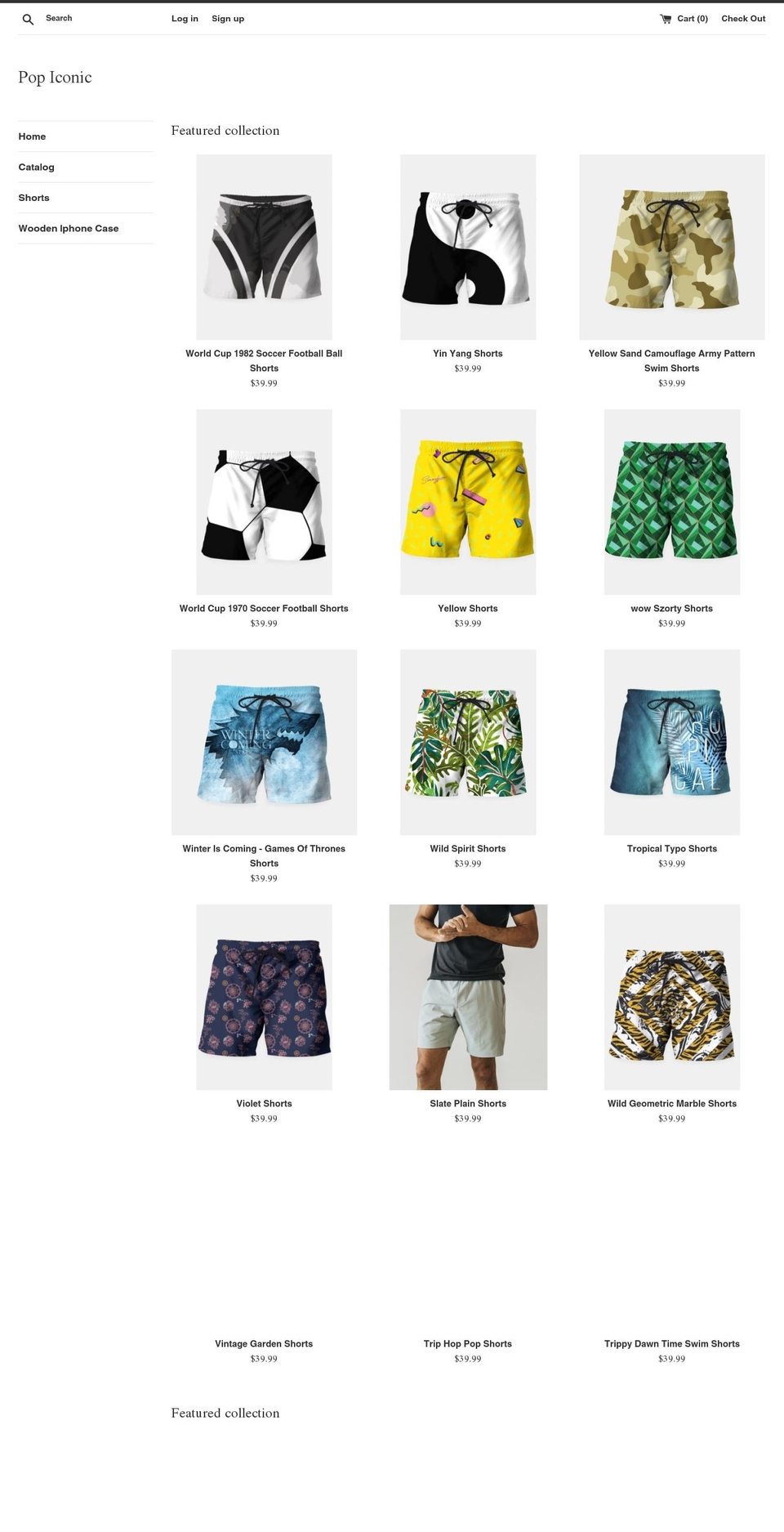 popiconicshop.com shopify website screenshot