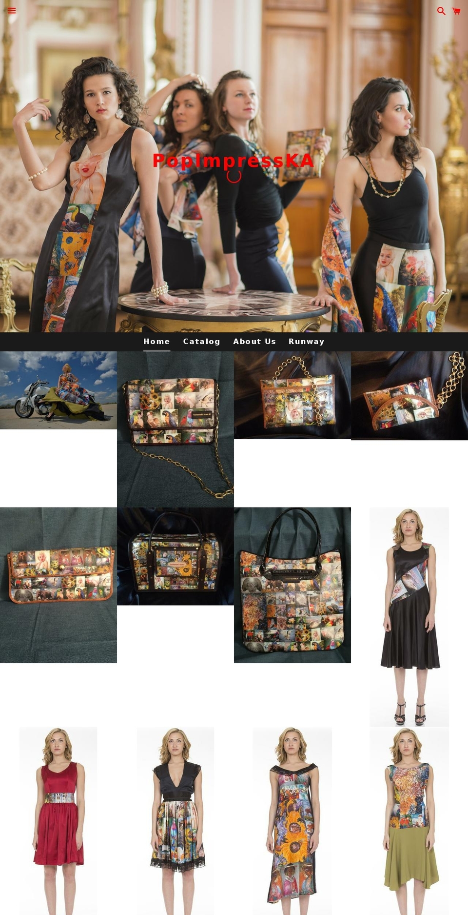 popimpresska.com shopify website screenshot