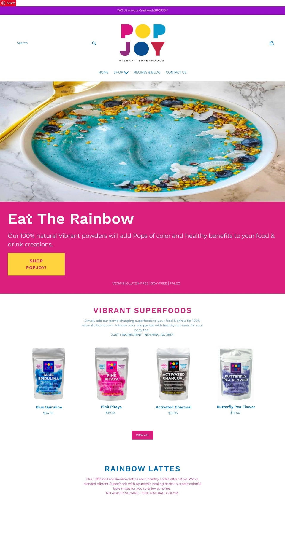 popjoymix.com shopify website screenshot