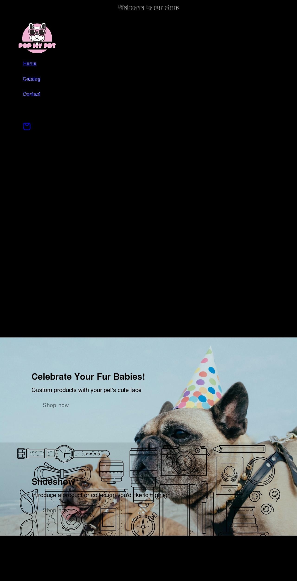 popmypet.com shopify website screenshot