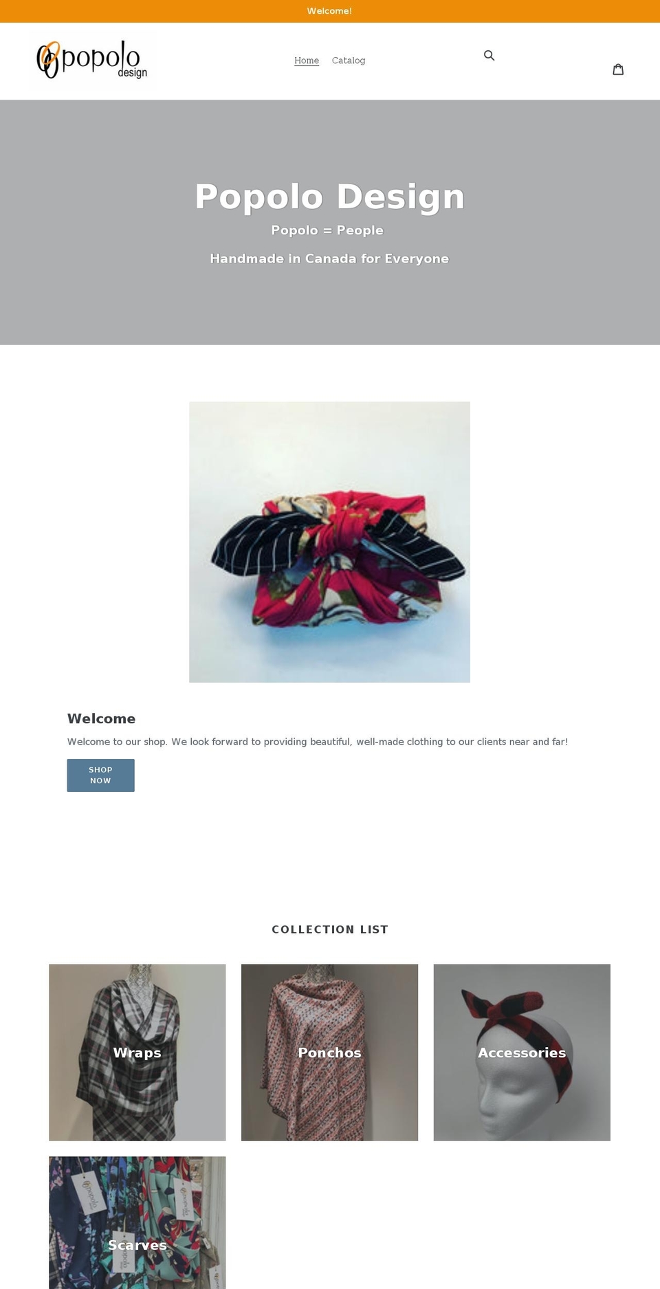 popolodesign.com shopify website screenshot