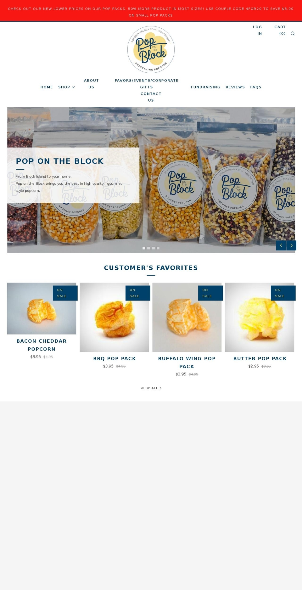 popontheblock.info shopify website screenshot