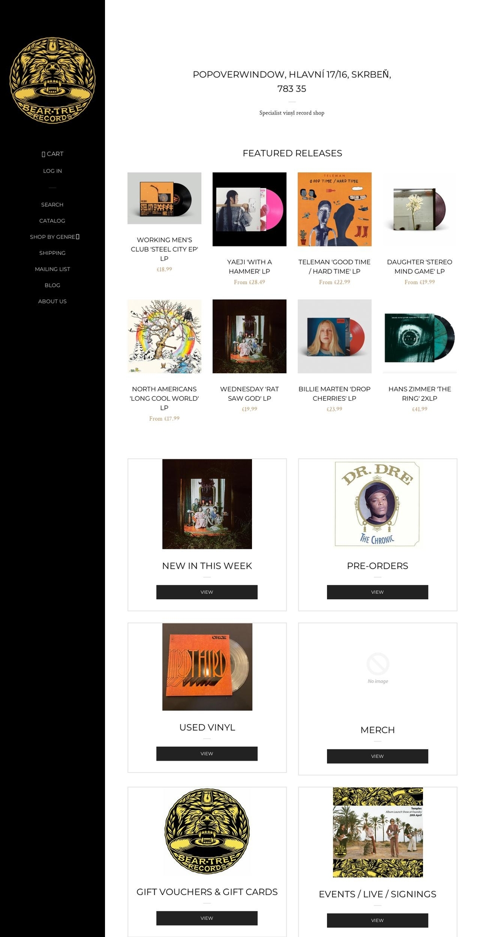 popoverwindow.com shopify website screenshot
