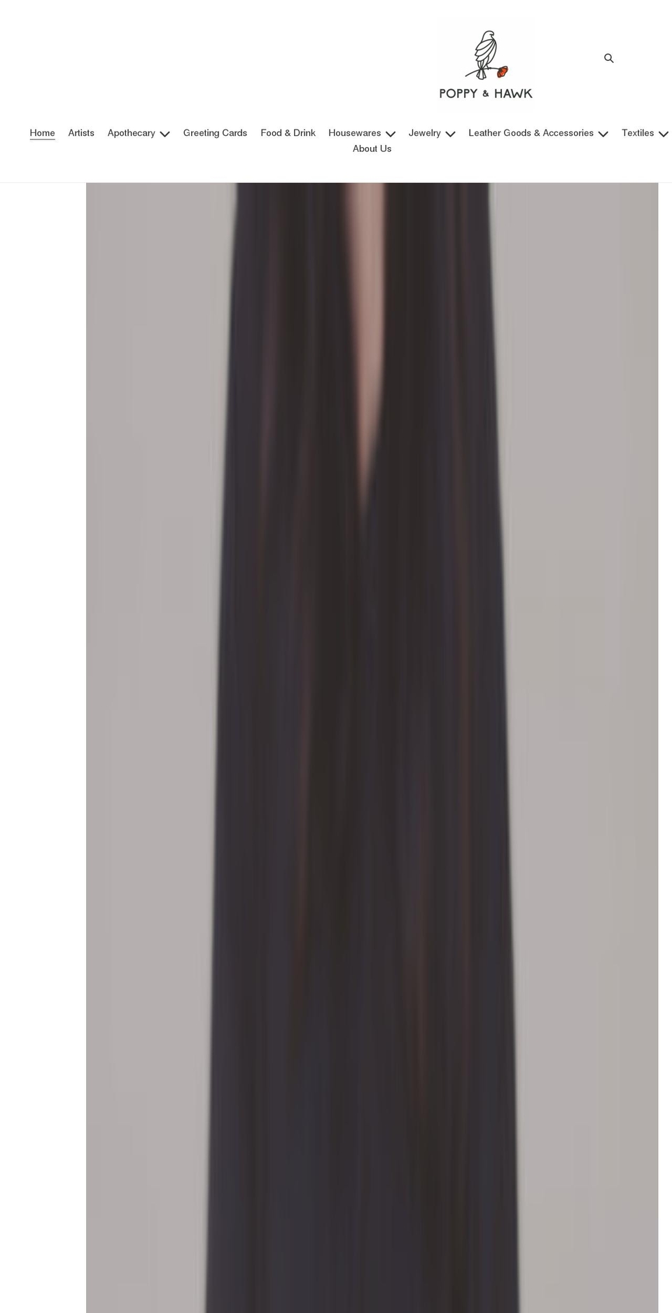 poppyandhawk.com shopify website screenshot