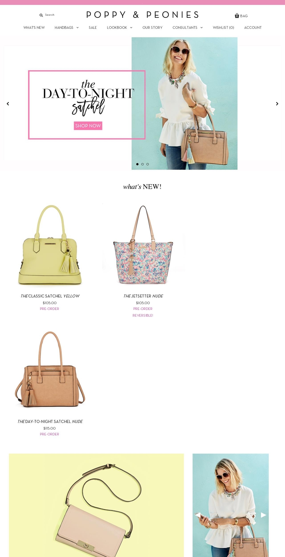 poppyandpeonies.com shopify website screenshot