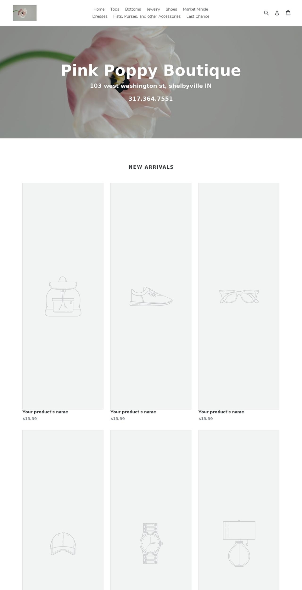poppyexpress.com — Shopify storefront screenshot