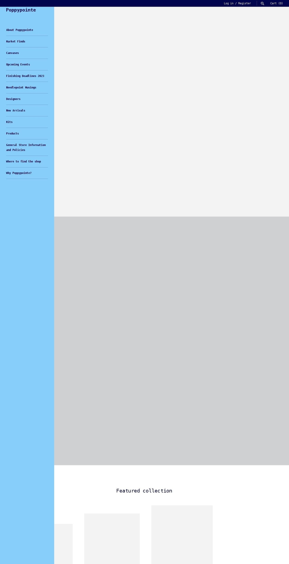 poppypointe.com shopify website screenshot