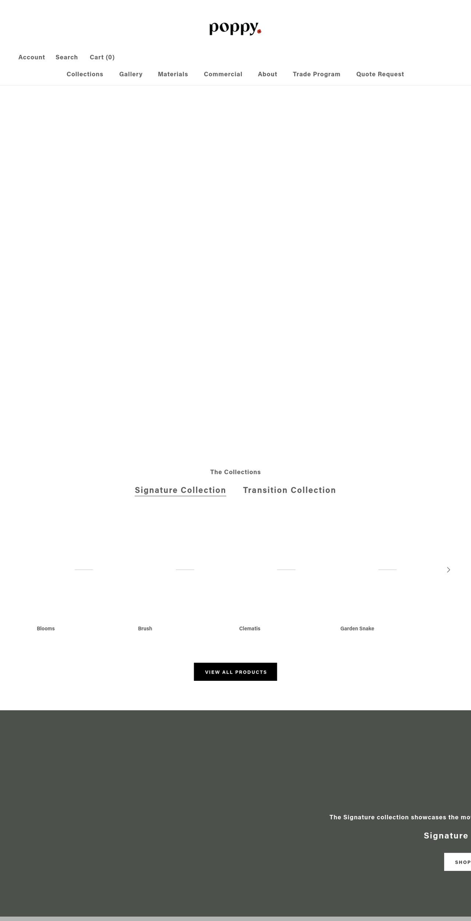 poppyprintstudio.com shopify website screenshot