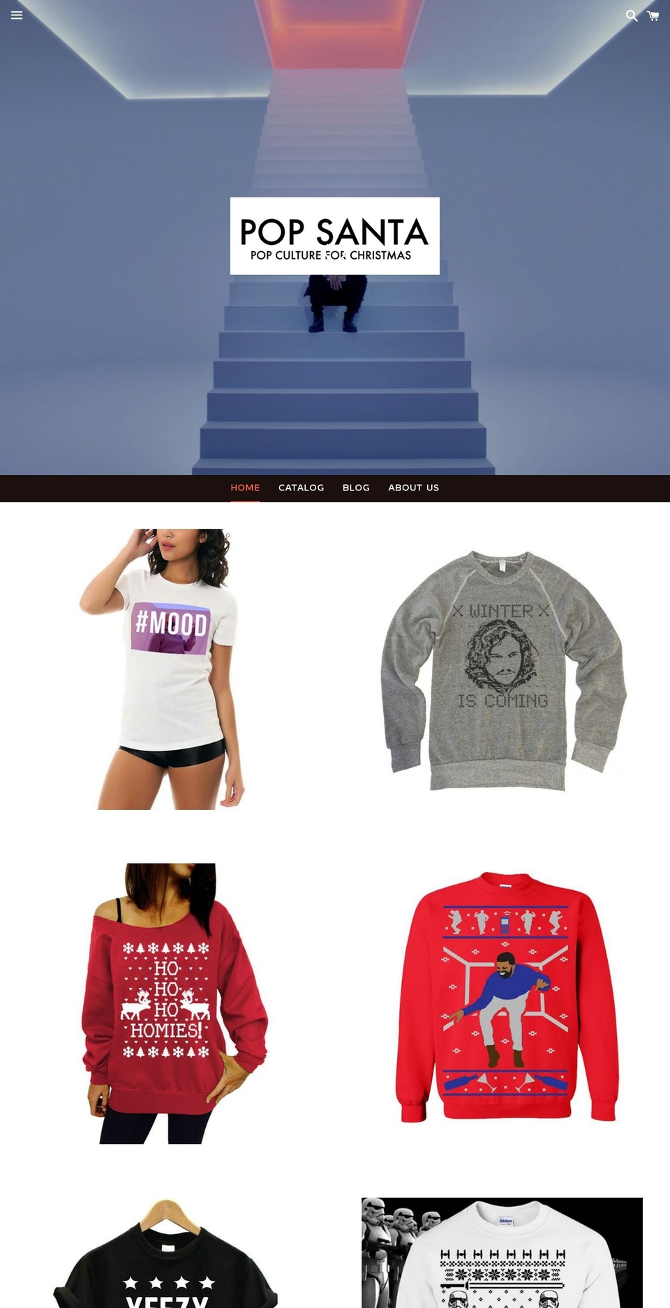 popsanta.com shopify website screenshot