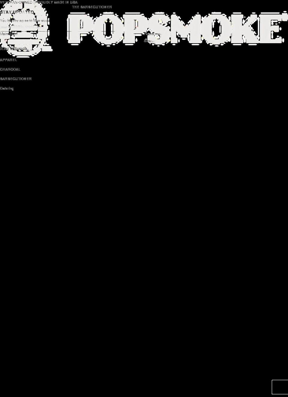 popsmoke.com shopify website screenshot