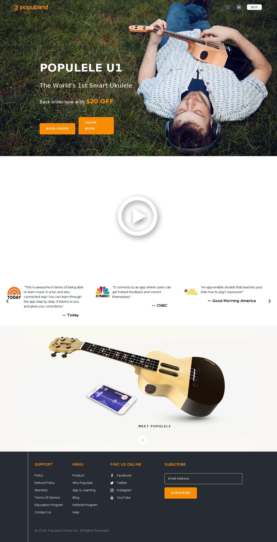 popuband.com — Shopify storefront screenshot