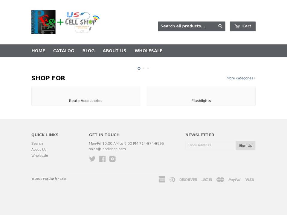 popularforsale.com shopify website screenshot