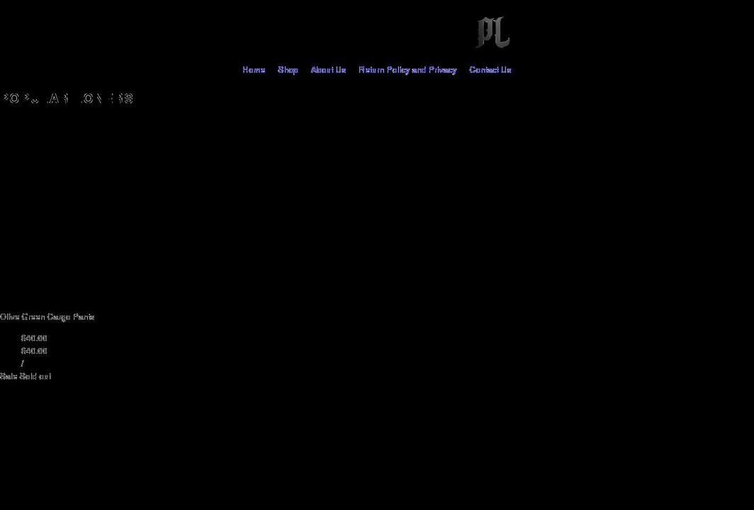 popularlonersclothing.com shopify website screenshot