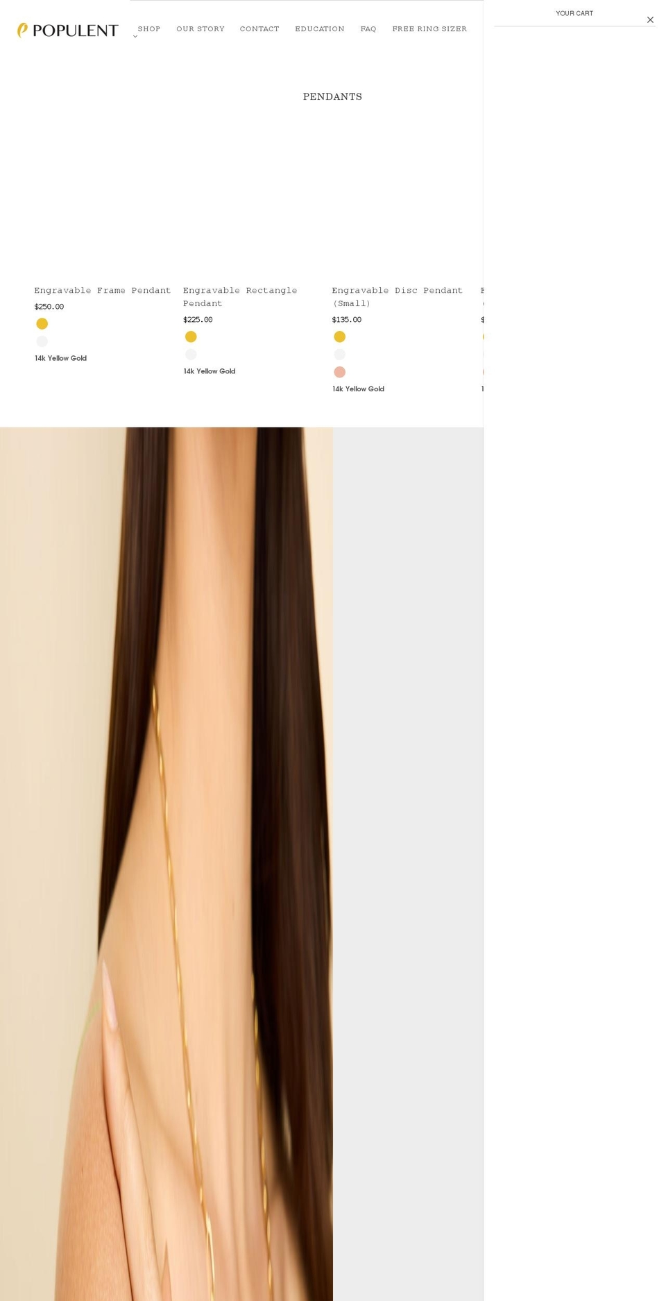 populent.com shopify website screenshot