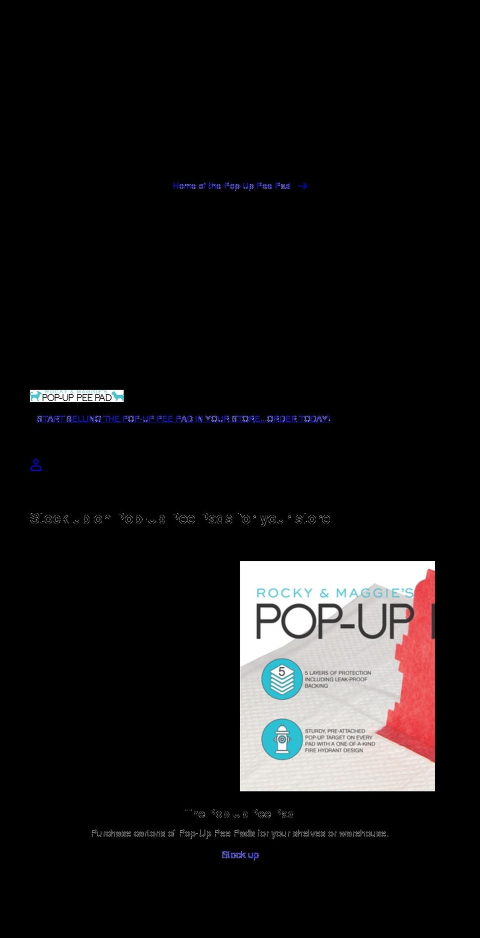 popuppeepad.com shopify website screenshot