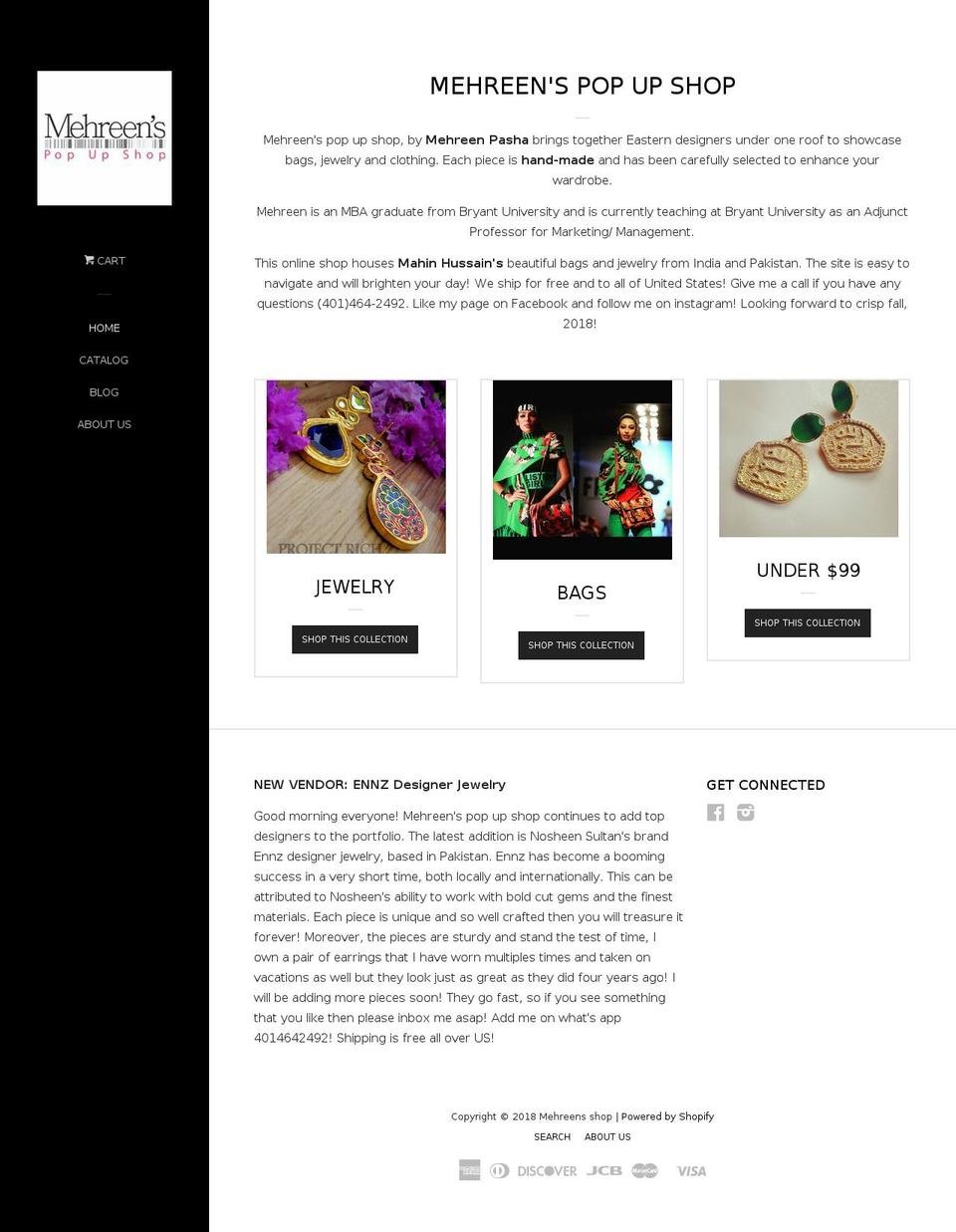 popupshopmehreen.com shopify website screenshot