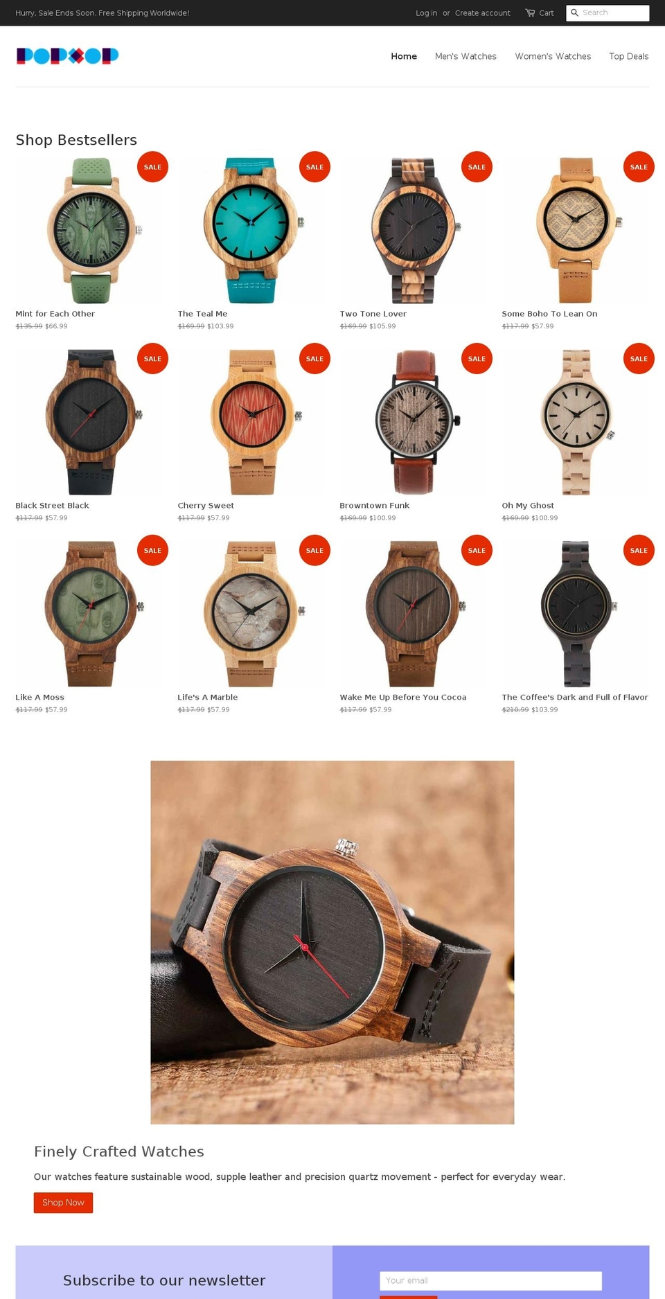 popxop.com — Shopify storefront screenshot