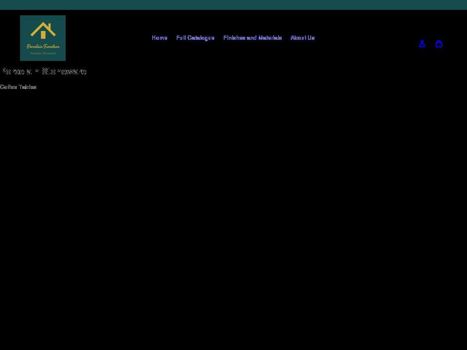 porcelainfurniture.co.uk shopify website screenshot